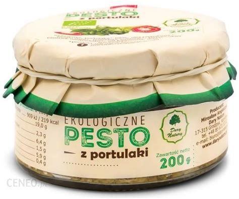 Dary Natury Pesto Z Portulaki Bio G Ceny I Opinie Ceneo Pl