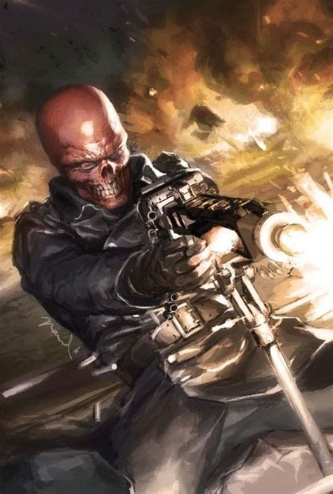 Red Skull comics art Marvel Villanos de marvel y Hombre araña