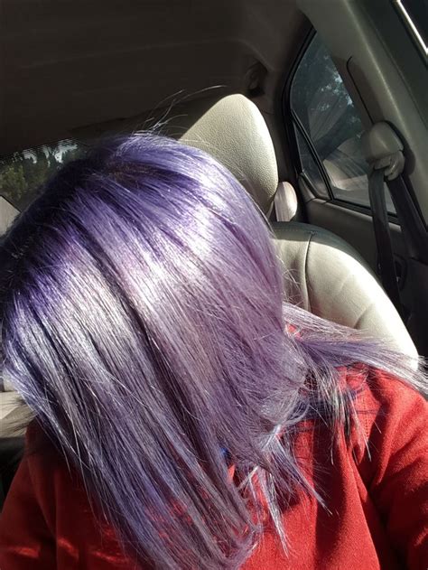 Ion Color Brilliance Semi Permanent Purple Mixed With Titanium Orchid