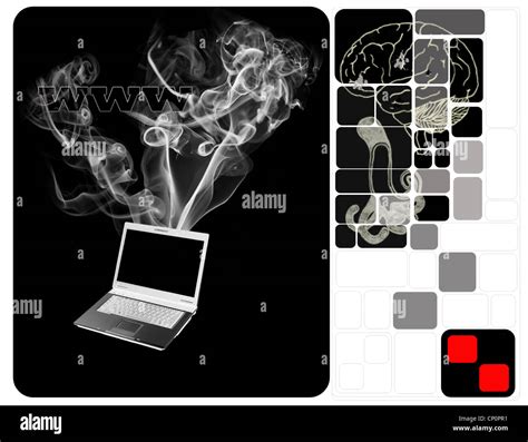 busy working computer  surfing website stock photo alamy