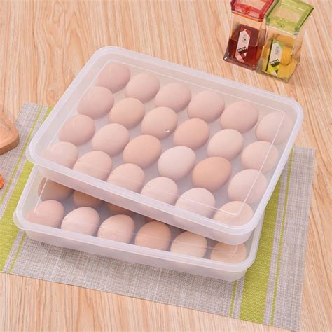 2 Pack Deviled Egg Containers With Lid Plastic Egg Platter For 48 Devil Eggs Clear Storage