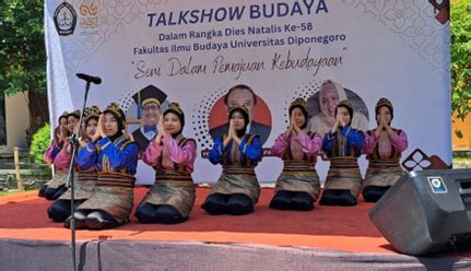 Talk Show Budaya Fakultas Ilmu Budaya Universitas Diponegoro Fakultas