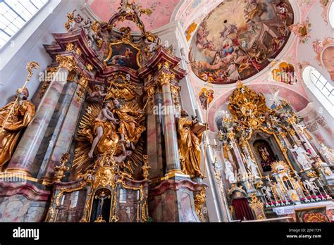 Oberammergau Bavaria Germany June 01 2022 Rococo And Baroque