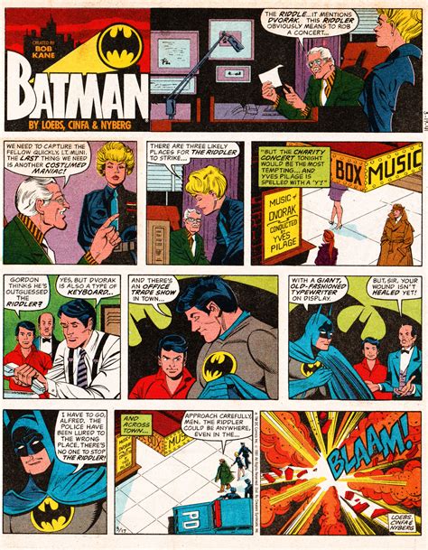 First Batman Comic Strip