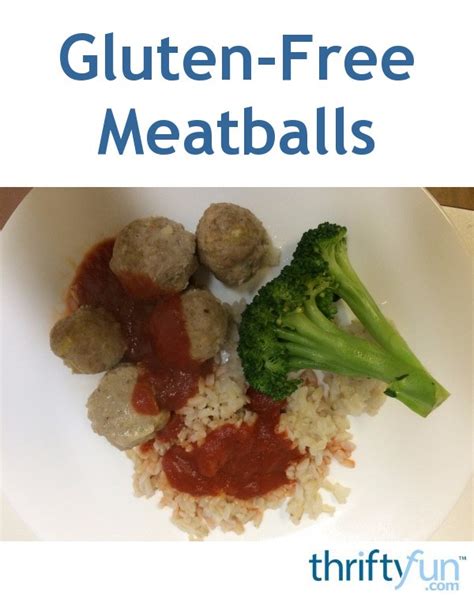 Gluten-Free Meatballs | ThriftyFun