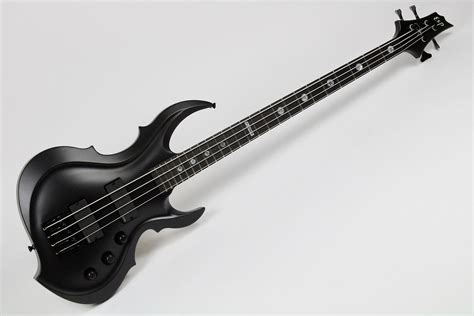 Esp Tom Araya Slayer Frx Signature Custom Shop Bass Satin Black W Ohsc Gerald Musique