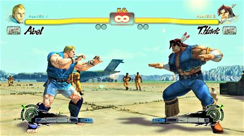 Abel Vs Chief Thunder Hawk Hardest Ai Ultra Street Fighter Iv Youtube