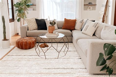 Foolproof Ways To Style An Area Rug In Your Living Room