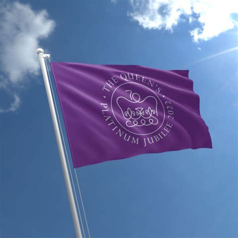 Queens Jubilee Flag Platinum Jubilee Flag The Flag Shop