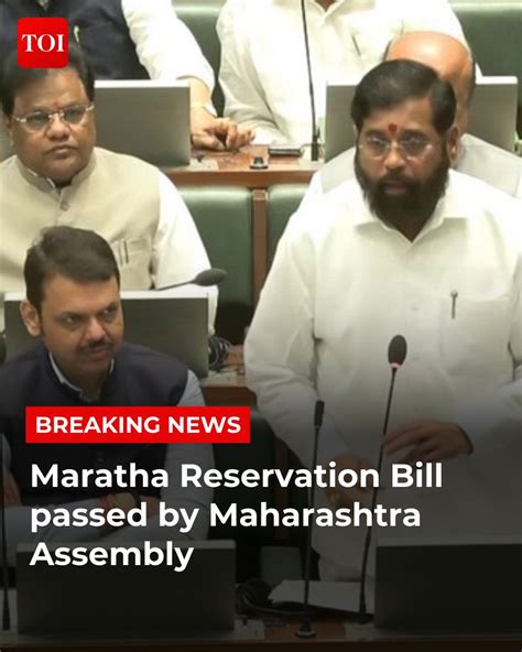 Maharashtra Assembly Passes Bill Granting 10 Quota To Marathas