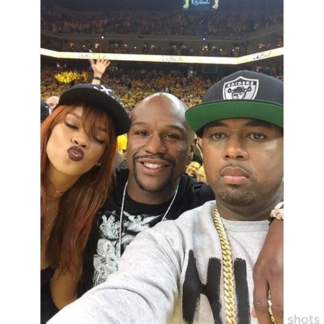 Floyd Mayweather On Instagram Courtside With The Talented And Lovely