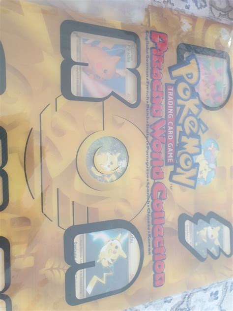 Pikachu World Collection Pokemon Factory Sealed Folder Card