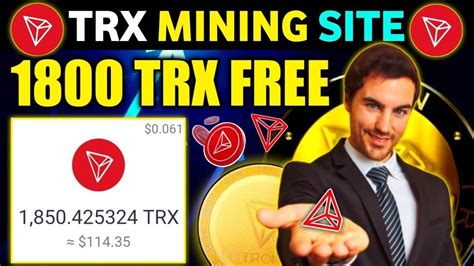 Best Tron Trx Cloud Mining Site Trx Todays New Site Trx Mining