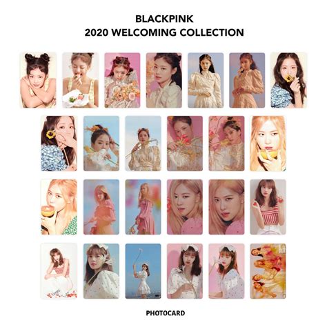 Blackpink S 2020 Welcoming Collection Photocard Contains 25 Pcs