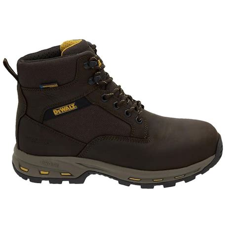 Dewalt Mens Halogen Lite Waterproof 6 In Work Boot Steel Toe Brown