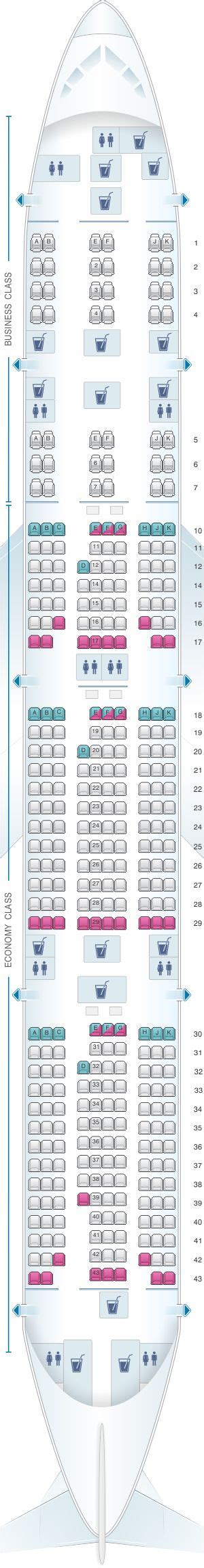 Seat Map Qatar Airways Boeing B777 200lr Qsuite Seatm