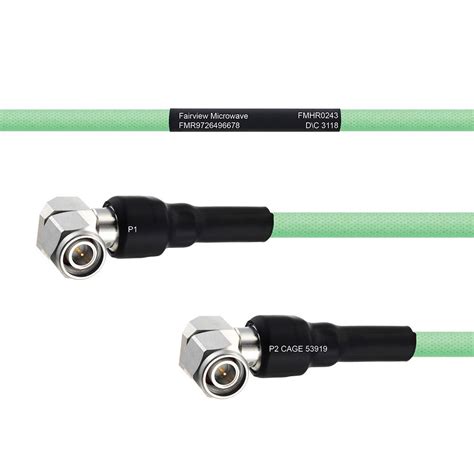 Temperature Conditioned Low Loss RA TNC Male To RA TNC Male Cable