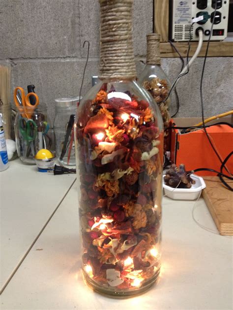 Wine Bottle Fall Decoration Fall Wine Bottles Reuse Bottles Wine Bottle Corks Wine Bottle