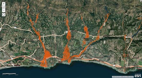 County Releases New Debris Flow Map for Montecito - The Santa Barbara ...