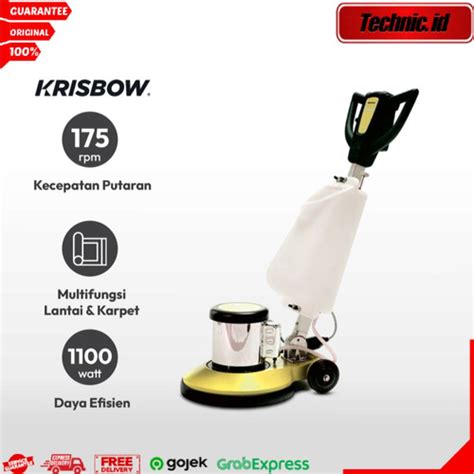 Jual Mesin Poles Lantai Krisbow Mesin Scrubber Dan Polisher Inch