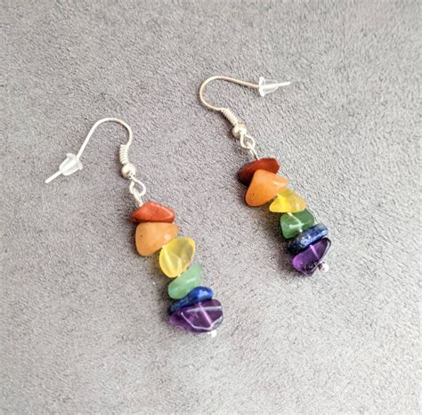 Pride Earrings Rainbow Pride Earrings LGBTQ Earrings Gay Pride