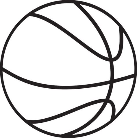 A Black And White Basketball Ball With Lines On The Side As If It Were