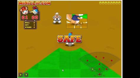 Miniclip All Star Baseball Game Playthrough Bat 1 Youtube