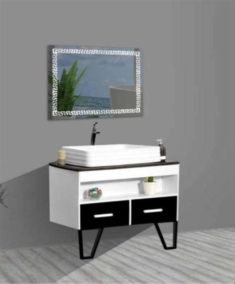 Stainless Steel Wall Mounted Radon Bathroom Vanity Size Inch At