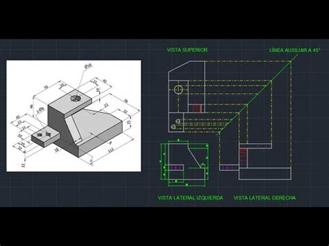 Montea Triplanar Ejercicio Utilizando Autocad Youtube