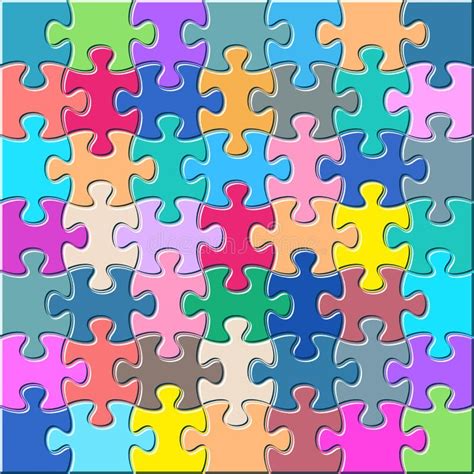 Jigsaw Puzzle Stock Vector Illustration Of Abstract 42450921