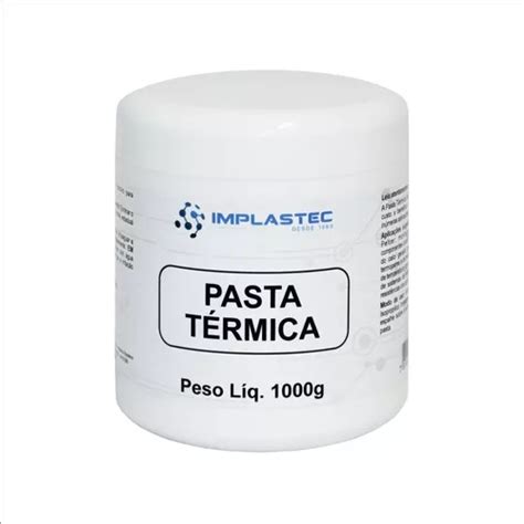 Pasta T Rmica De Silicone Branca Implastec Pote Kg