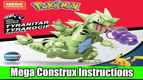 Mega Construx Instructions Pokémon GMD32 Tyranitar YouTube