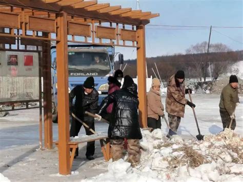 新生乡以雪为令齐行动 清扫积雪保畅通乡镇风采爱辉区人民政府