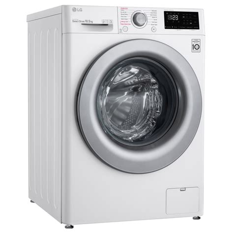 Lg F4v310wse 105kg Steam Washing Machine White Appliance City