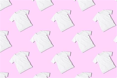 Premium Photo | Basic white tshirt pattern isolated on colorful