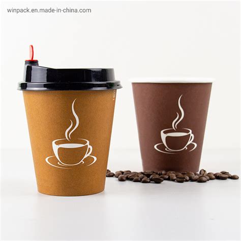 Custom Printed Disposable Single Wall Oz Hot Beverage Eco Friendly