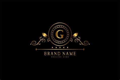 Monogram Logo Letter G Premium Luxury Gold 750085