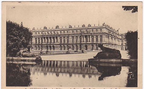 Versailles Versailles Le Ch Teau Vu Du Parc Carte Postale