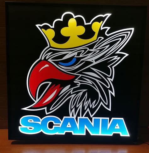 Tablica Logo Gryf Led Scania Na Cian V X Cm