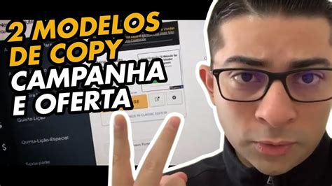 2 MODELOS DE COPY CAMPANHA E OFERTA PARA VENDER TODOS OS DIAS