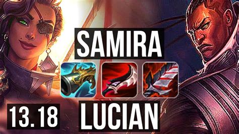 Samira Alistar Vs Lucian Lulu Adc Winrate Quadra