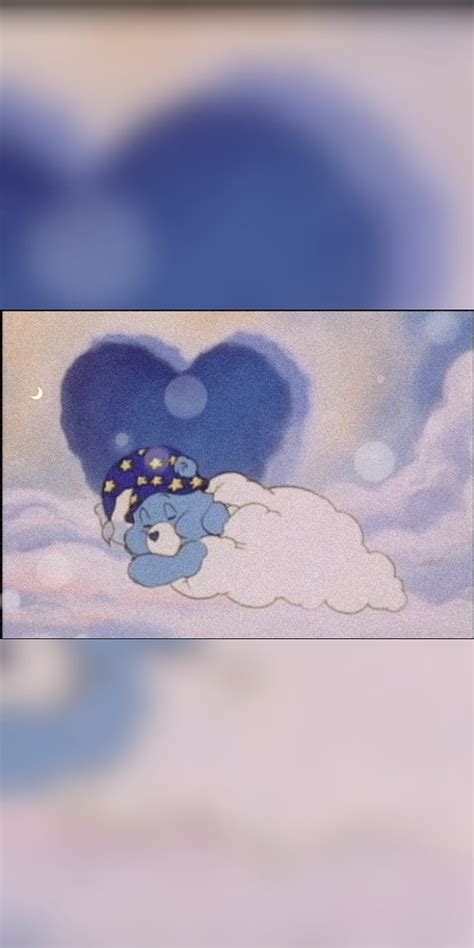 Bedtime Bear Aesthetic Bedtime Bear Blue Blue Aesthetic Care Bears