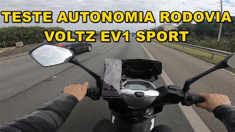 Teste Autonomia Rodovia Voltz Ev Sport Resumo No Final Youtube