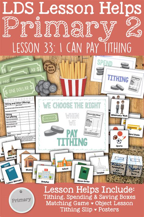 Primary 2 Ctr Lesson 33 I Can Pay Tithing