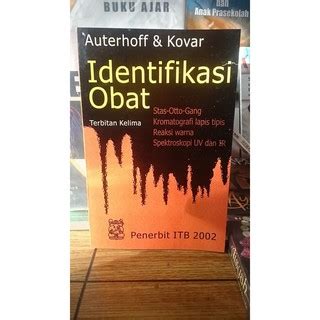 Jual Buku Identifikasi Obat ITB Shopee Indonesia