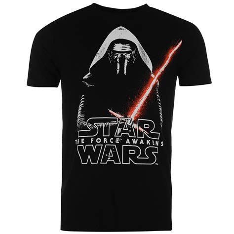 Star Wars Mens Episode 7 T Shirt Round Neck Short Sleeve Tee Top