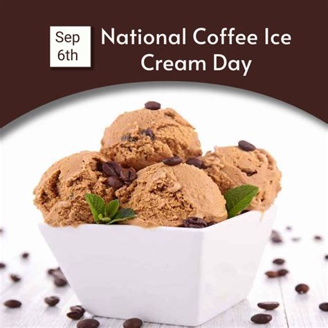 Copy Of National Coffee Ice Cream Day Postermywall