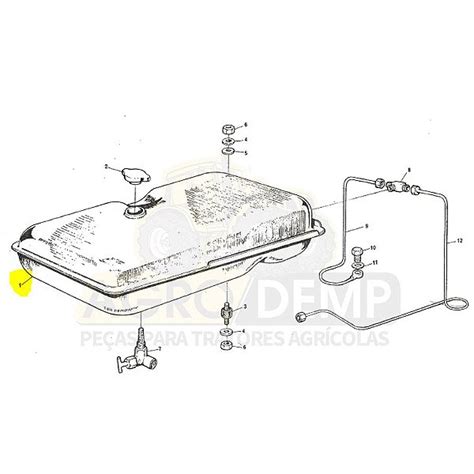 Tanque De Combust Vel Polietileno Litros Massey Ferguson X