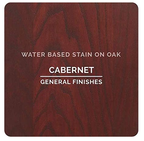 General Finishes Water Based Wood Stain Cabernet Quart