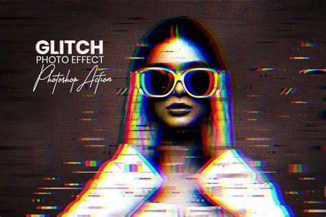 Glitch Photo Effect Photoshop Action